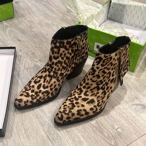Excellent Condition! Sam Edelman Walden Western Leopard Bootie!